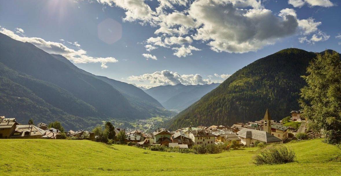 Panorama della Val di Peio vicino agli appartamenti Peio Terme